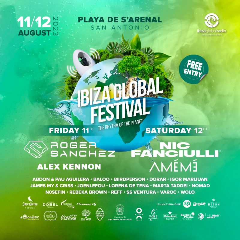 ROGER SANCHEZ AND NIC FANCIULLI TO HEADLINE IBIZA GLOBAL FESTIVAL 2023